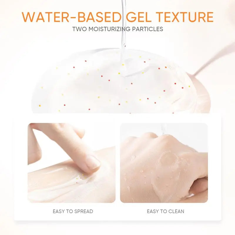 POUQUR Orange Enzyme Exfoliating Gel. Deeply cleanses facial skin , removes dead cells, while providing moisturization for both the face and body Gentle