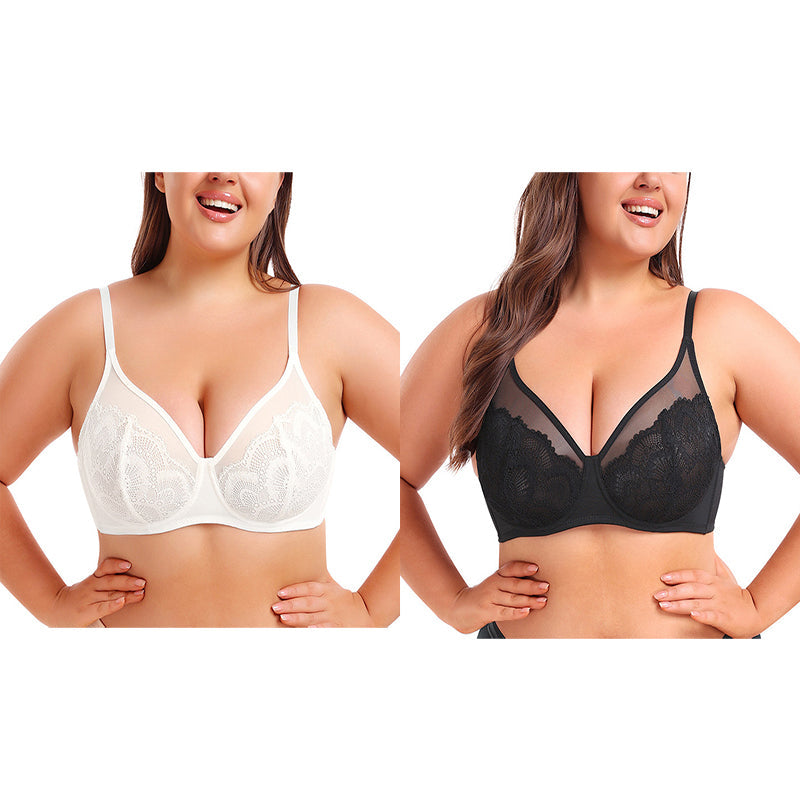 Comfortable Supportive Slimming Bra for Plus-Size Women