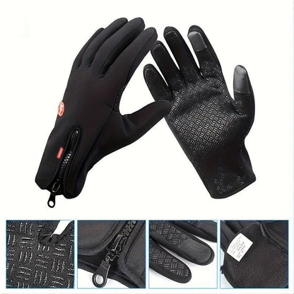 【For Christmas】🎁Windproof Touchscreen Winter Gloves – Thermal Warmth for Men & Women