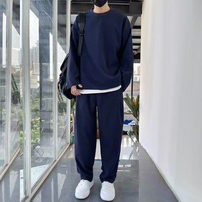 Loose Fashionable Long Sleeve 2-piece Set