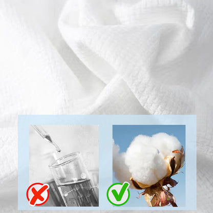 Vacuum compression portable bath towel