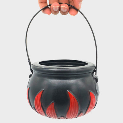 Halloween 12 LED Color Change Mist Maker Witch Jar