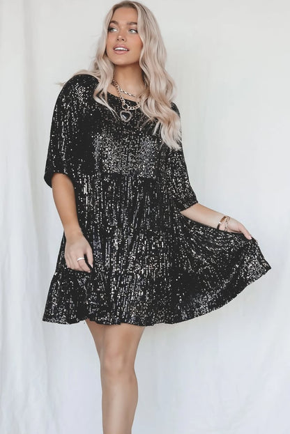 Seaside Vacation Casual Dress Sequin Party Cute Dress