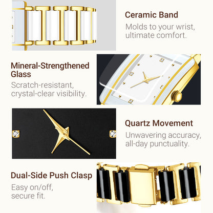 Fashion Casual Versatile Square Watch⌚