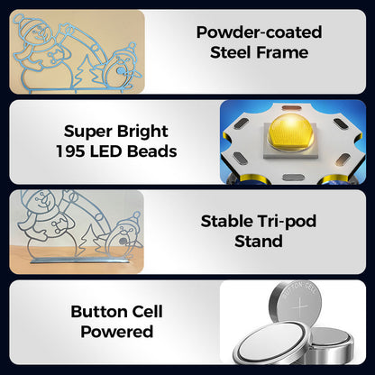 Playful Animated Snowball Light