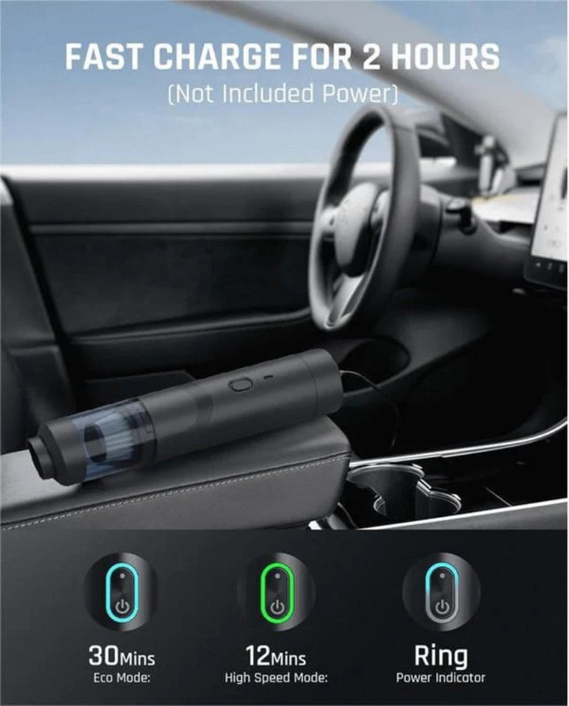 Slim V8 Mate Cordless Car Vacuum High Power 13000Pa/30AW🎁Free car cleaning towel included! ⚡