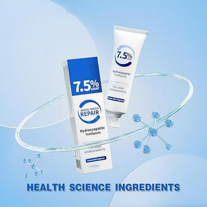 Fluoride-Free Hydroxyapatite Toothpaste | Breath Freshening |Effective whitening