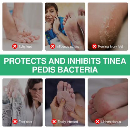 Herbal Antibacterial Foot Spray with Tea Tree Oil - 100ml Long-Lasting Formula for Foot Odor, Athlete's Foot Treatment & Fast-Acting Itch Relief