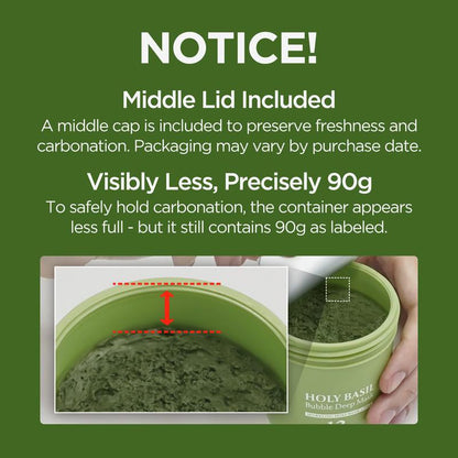 Holy Basil Bubble Deep Cleansing Mask