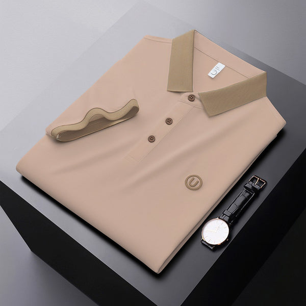 Men's Casual Embroidery Lapel Short Sleeves（50% OFF）