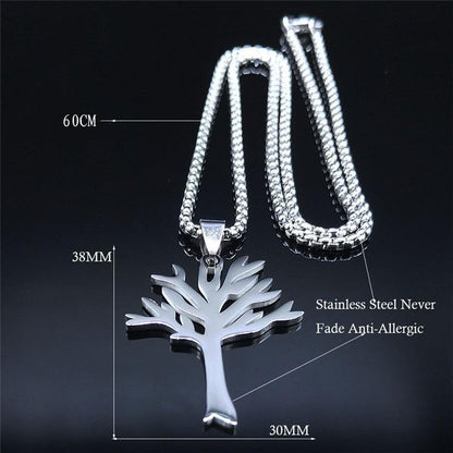 Poison Tree Necklace - Best Christmas Gift for Men Women Chain Modern Charms Jewellery
