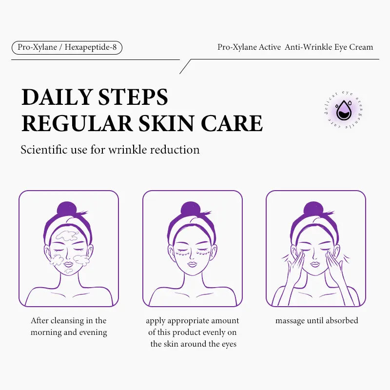 Pro-Xylane Anti-Aging Eye Cream | Hydrating Moisturizer with Peptide | Visibly Reduces Wrinkles, Dark Circles & Puffiness | 24H Lift, Firm & Youthful Radiance