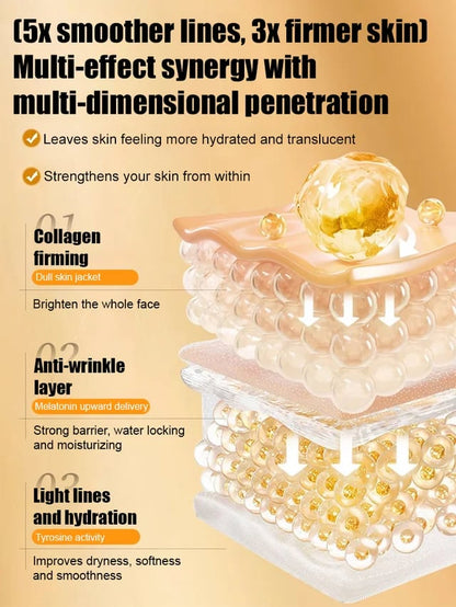 Recombinant collagen anti-wrinkle moisturizing cream