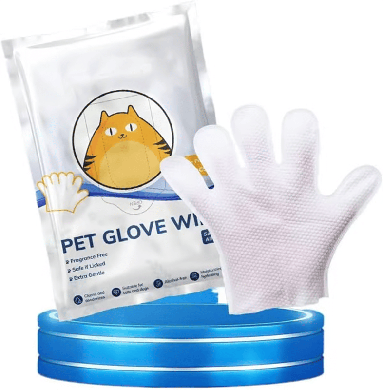Odor-Removing Pet Grooming Gloves