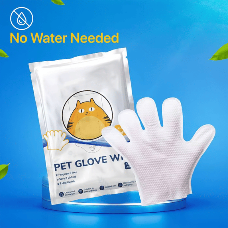 Odor-Removing Pet Grooming Gloves