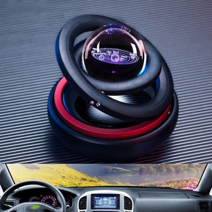 Solar-powered Rotating Aroma Car Pendant