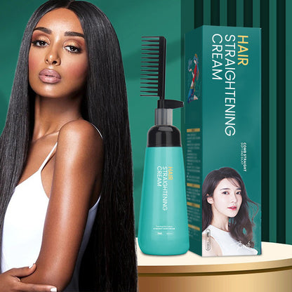 Hair straightening cream with comb🎅Thoughtful Christmas gift🎅