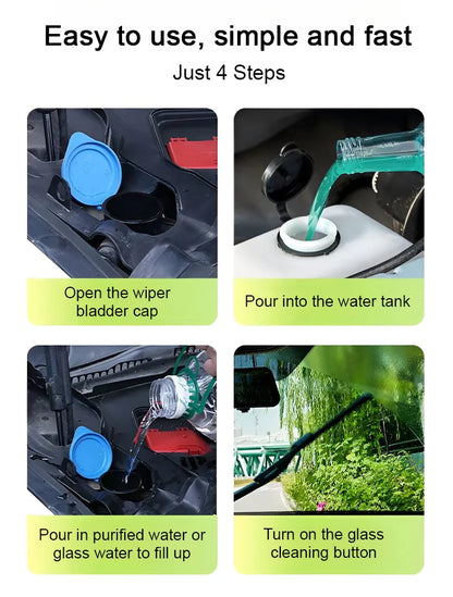 Professional Auto Glass Grease Cleaner (🔥Set Deal Hot Sale Also Free 2 Sprayers)