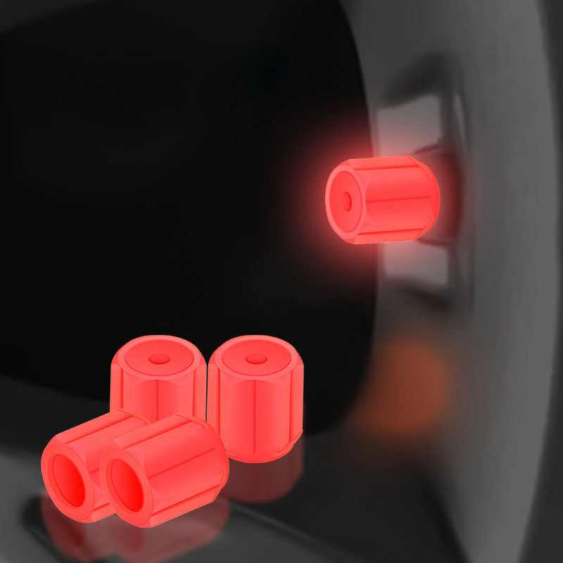 Glow-in-the-Dark Tire Valve Stems - Unique Auto Accessory