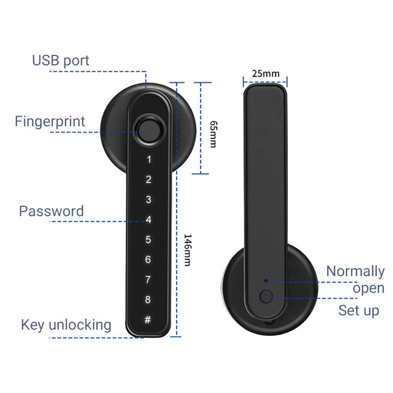 Smart Security: Home Fingerprint Lock🔐️Free shipping worldwide✈️