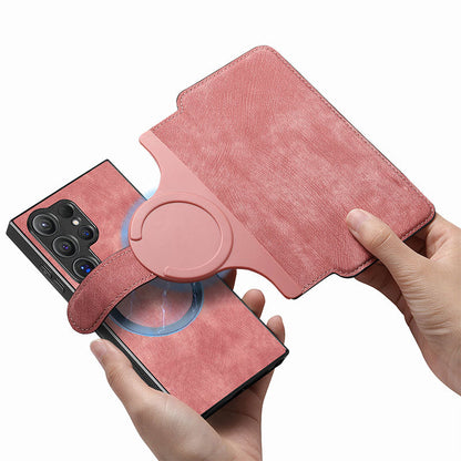 New Arrival | 2-in-1 Magnetic All-inclusive Leather Protective Cover with Detachable Card Holder for Samsung Galaxy S Series