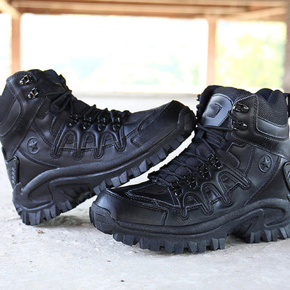 Men's Waterproof Non-Slip Anti-Puncture Work Boots