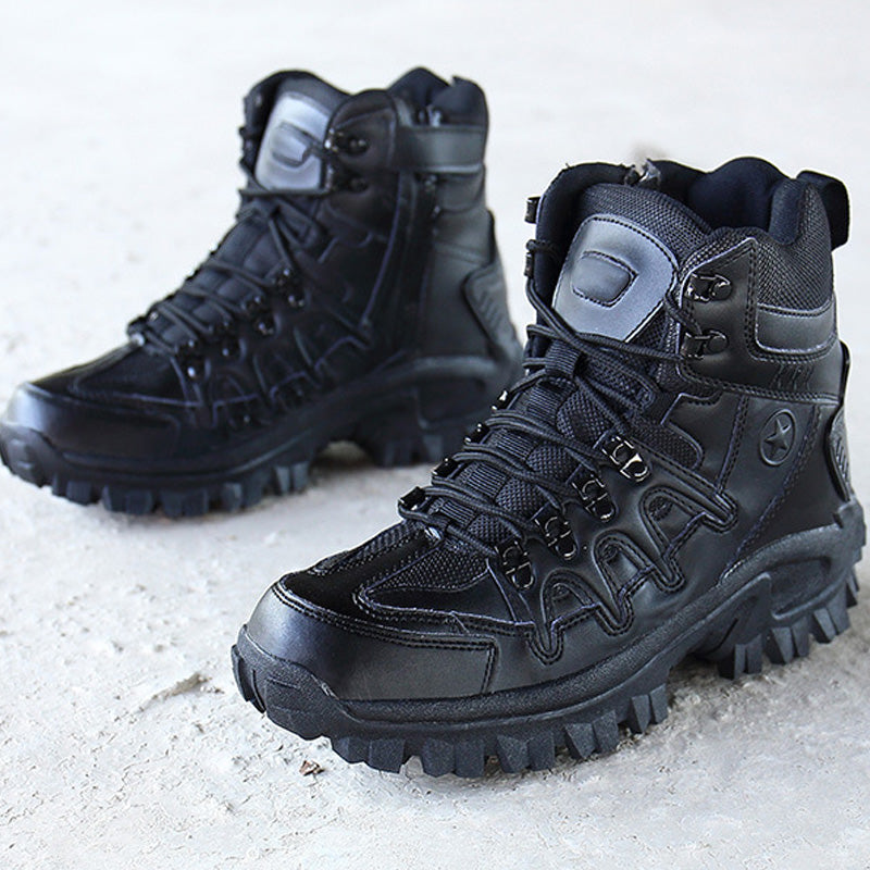 Men's Waterproof Non-Slip Anti-Puncture Work Boots