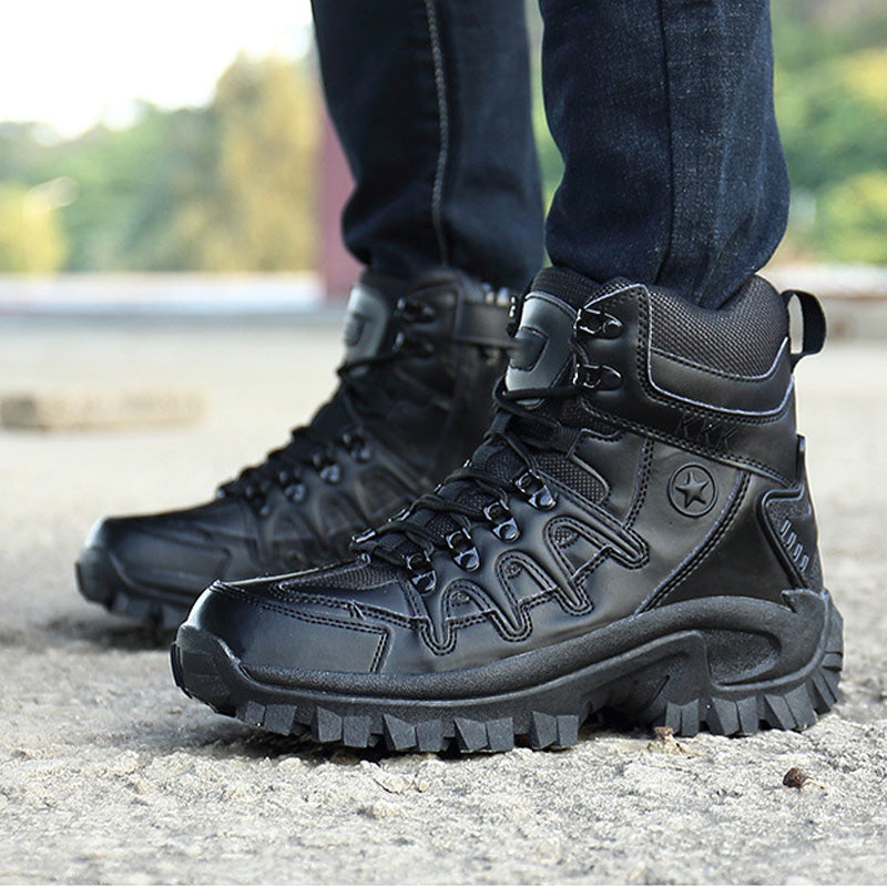 Men's Waterproof Non-Slip Anti-Puncture Work Boots