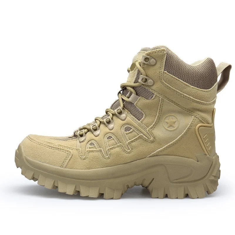 Men's Waterproof Non-Slip Anti-Puncture Work Boots