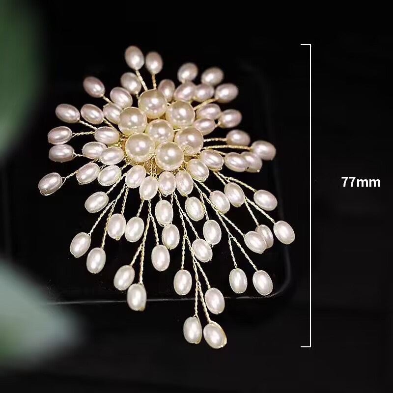 Women's High-end Exquisite Handmade Pearl Brooch