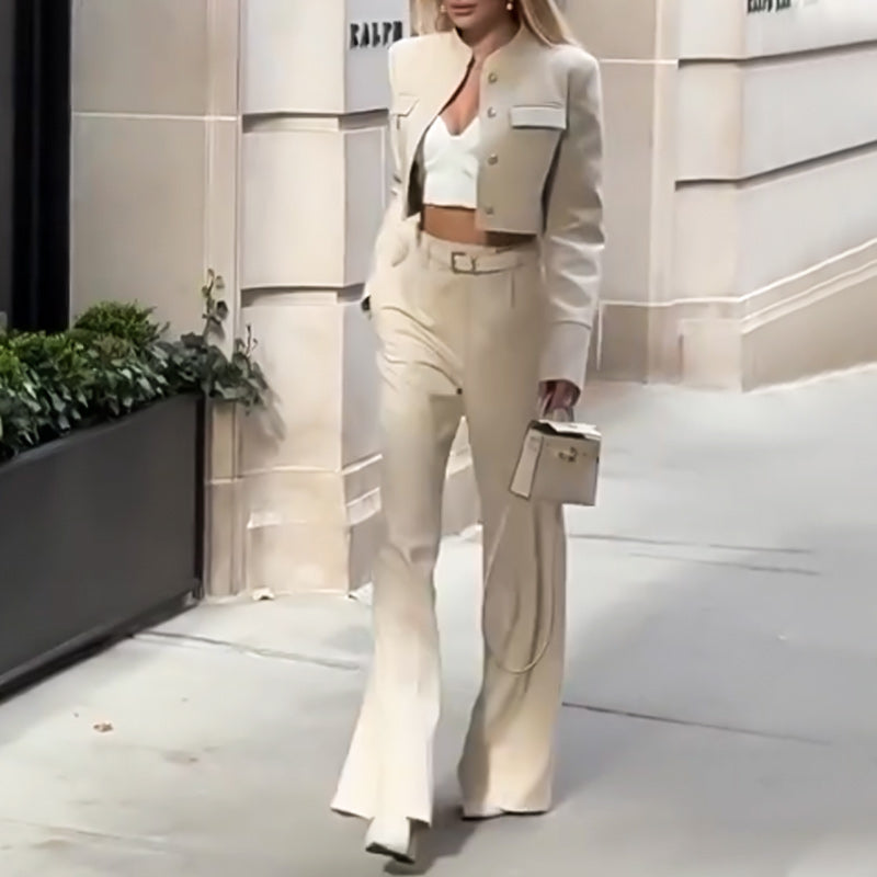 Women's Elegant Top ＆Pants Two Piece Set