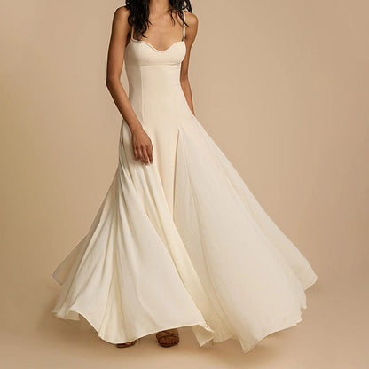 Women's Elegant Spaghetti Strap Maxi Dress