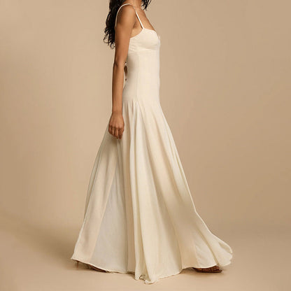 Women's Elegant Spaghetti Strap Maxi Dress