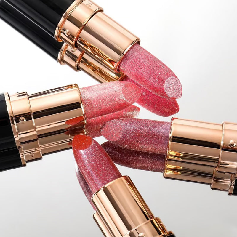 Waterproof & Moisturizing Glitter Lipstick