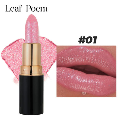 Waterproof & Moisturizing Glitter Lipstick