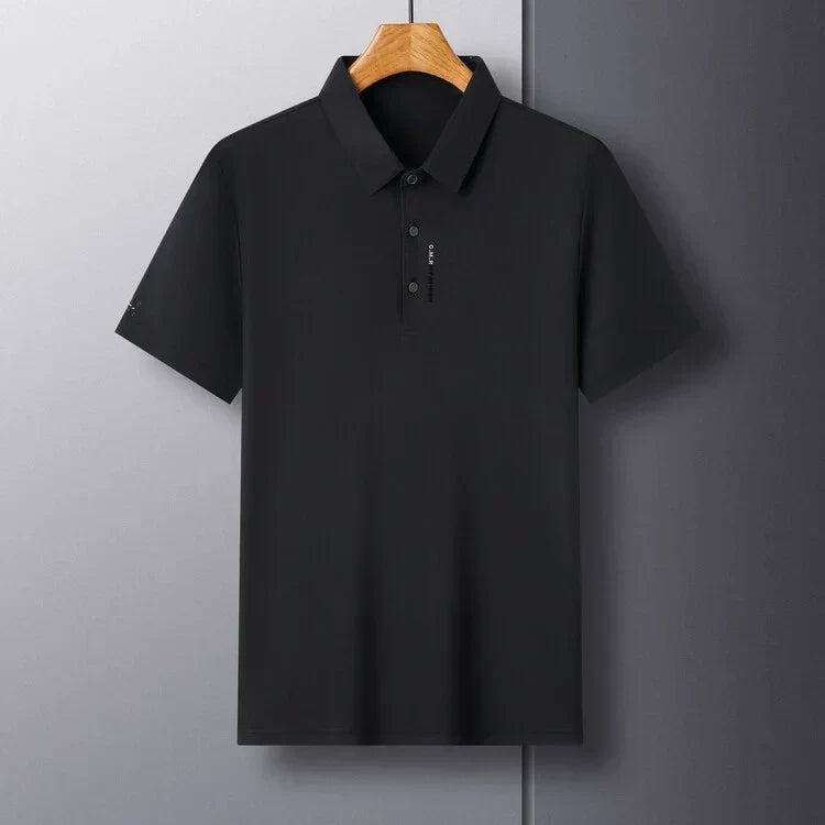 Men's Short Sleeve Slim Fit Collared T-Shirt