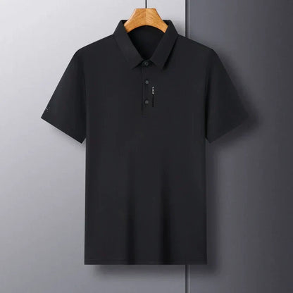 Men's Short Sleeve Slim Fit Collared T-Shirt