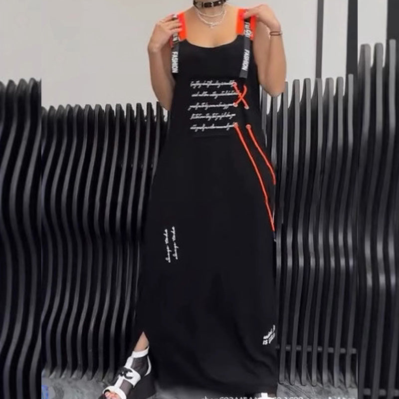 Women's Casual Printed Sleeveless Dress