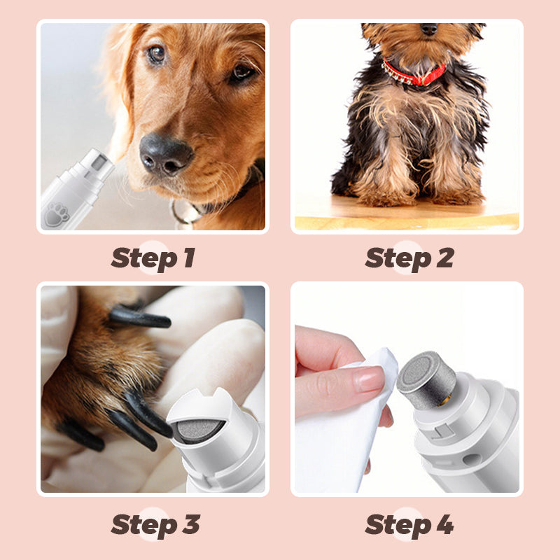 Trim Nails Like a Vet Pro! ✂️🏆 | Smart LED Pet Grinder - See Blood Vessels, Zero Ouch Guarantee