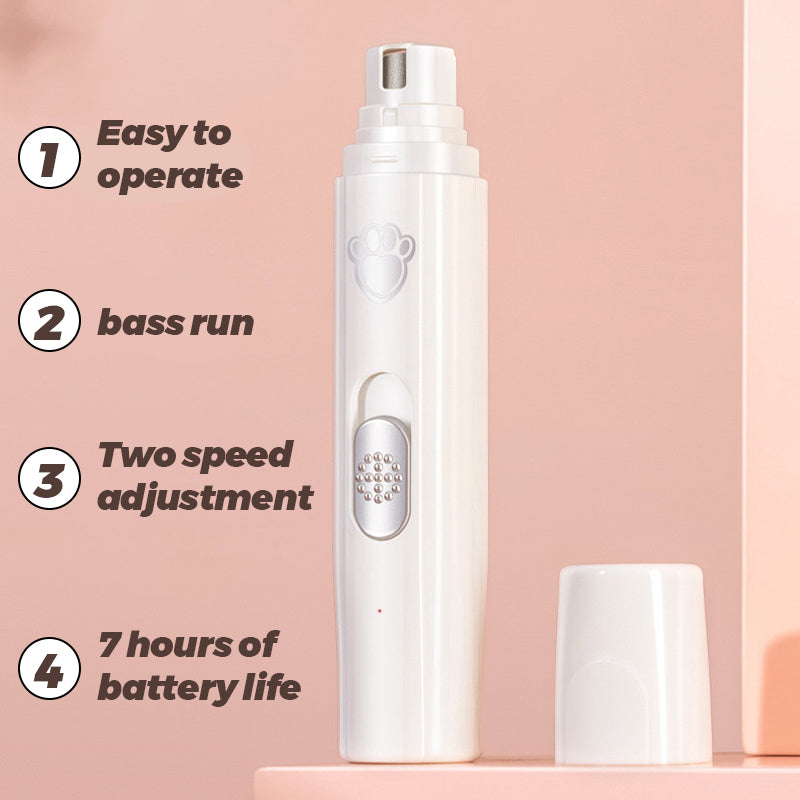 Trim Nails Like a Vet Pro! ✂️🏆 | Smart LED Pet Grinder - See Blood Vessels, Zero Ouch Guarantee