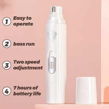 Trim Nails Like a Vet Pro! ✂️🏆 | Smart LED Pet Grinder - See Blood Vessels, Zero Ouch Guarantee