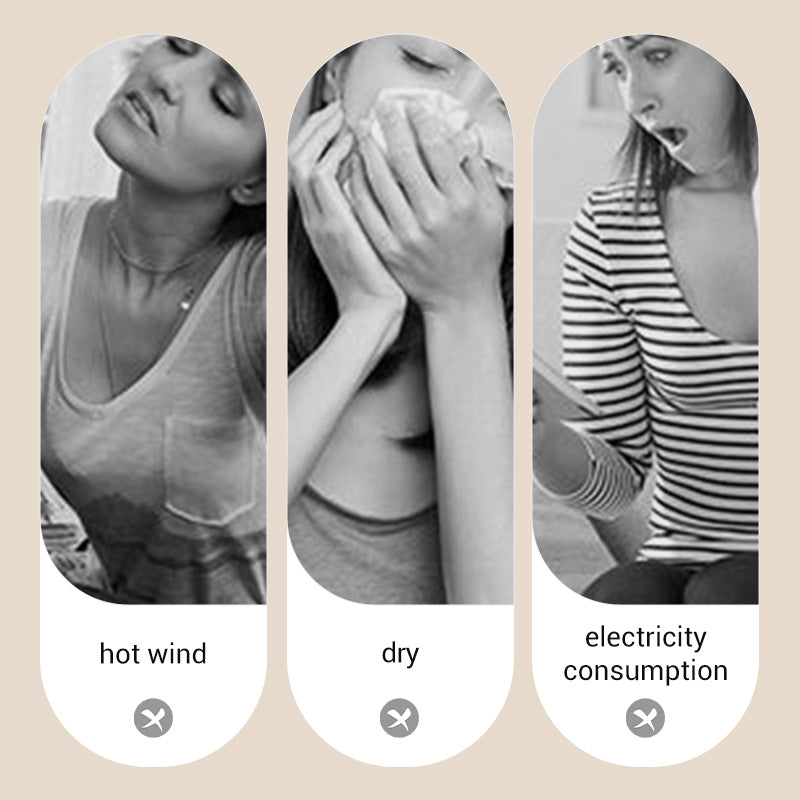 Mini Desktop Fan with Automatic Oscillation