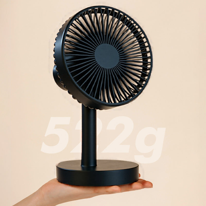 Mini Desktop Fan with Automatic Oscillation