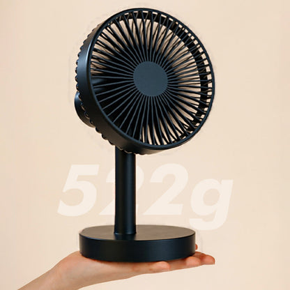 Mini Desktop Fan with Automatic Oscillation