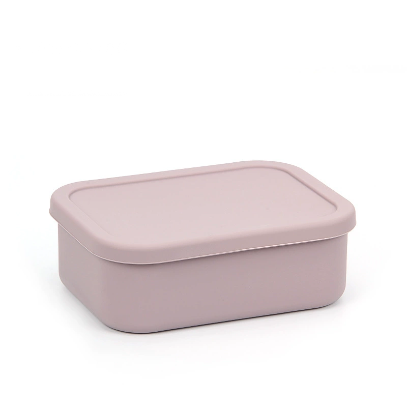 4PCS/Set Reusable Silicone Bento Box with Lid