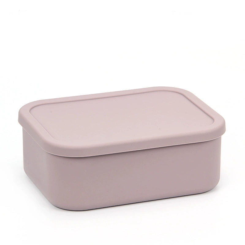 4PCS/Set Reusable Silicone Bento Box with Lid
