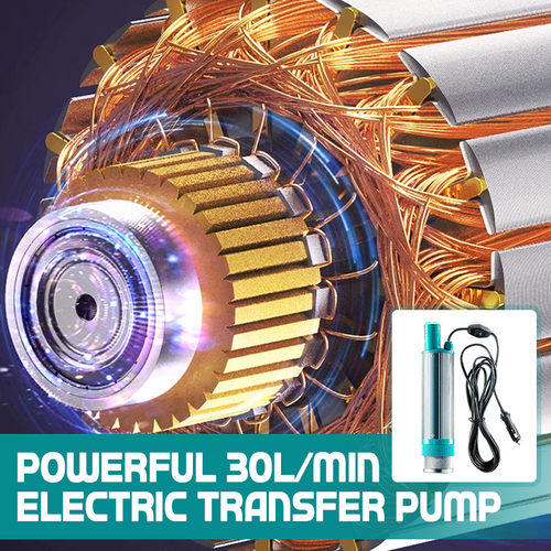 Powerful 30L/min Electric Transfer Pump
